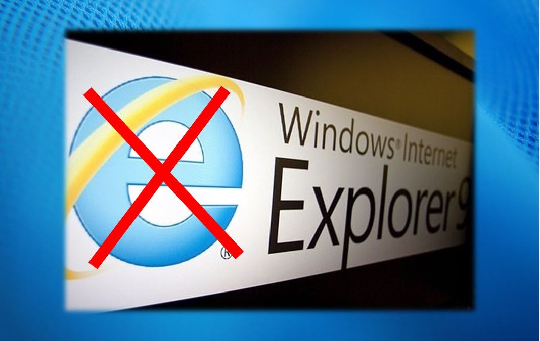 INTERNET EXPLORER Browser NOT recommended