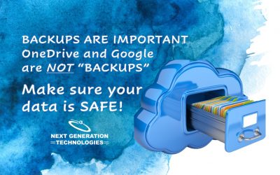 Microsoft OneDrive and Google are NOT Backups