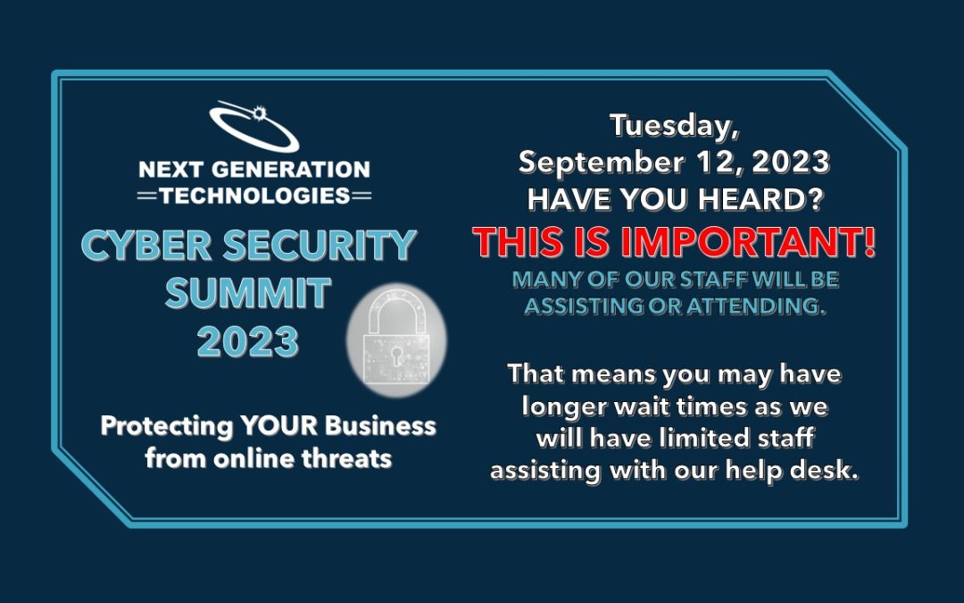 Cyber Security Summit Day Approaching