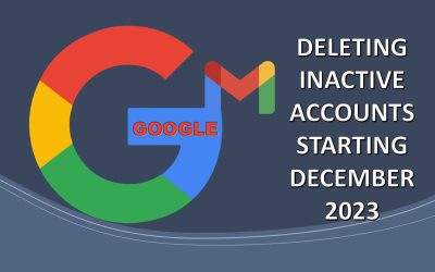GOOGLE STARTING TO DELETE INACTIVE ACCOUNTS